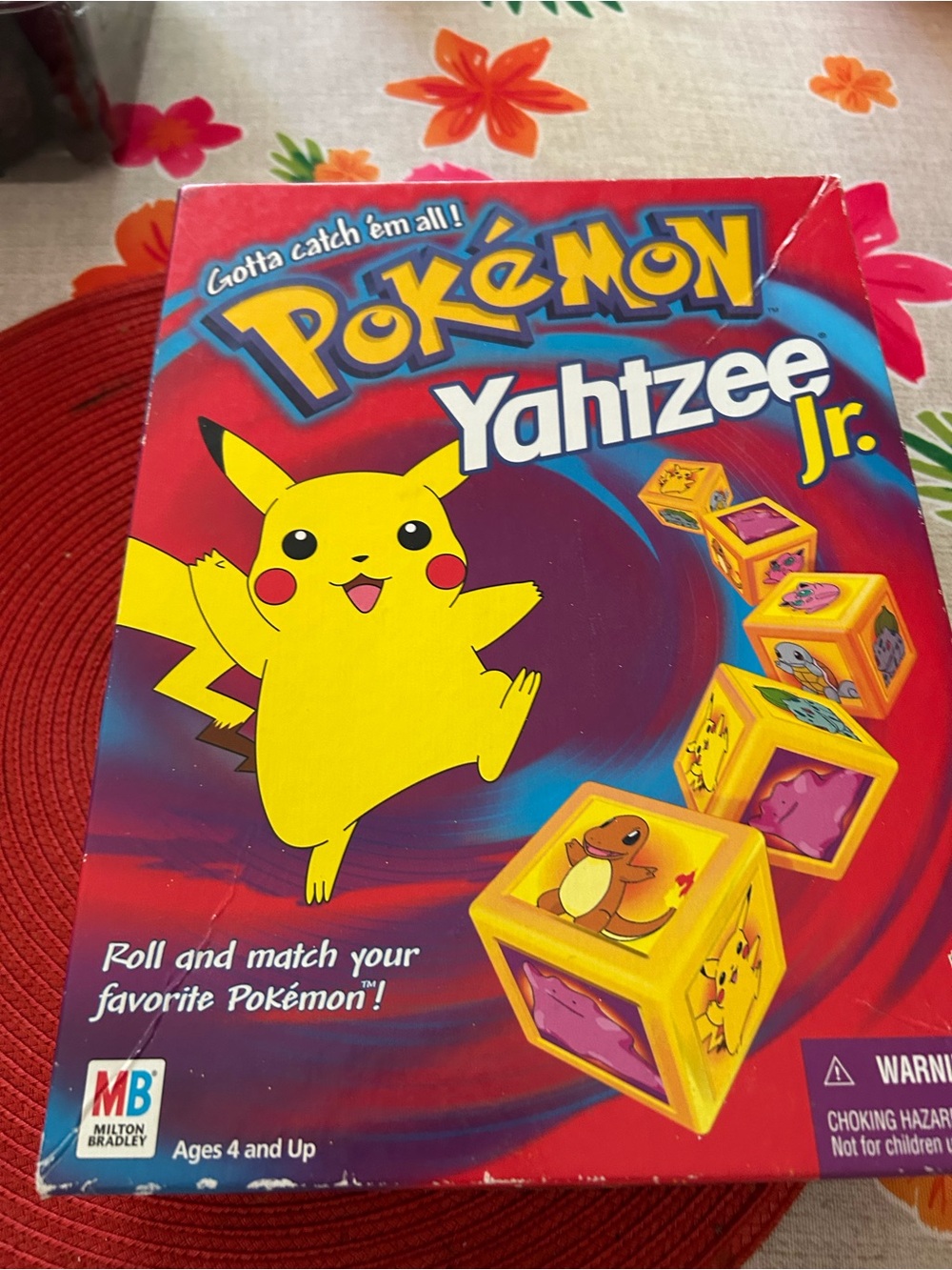 Pokémon Yahtzee Jr. Kids Dice Game